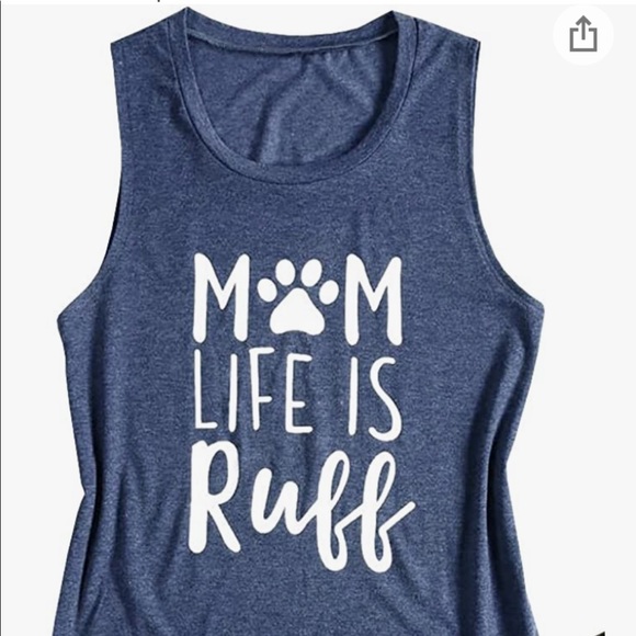 Graphic tank- Mom life is Ruff! - Picture 3 of 3